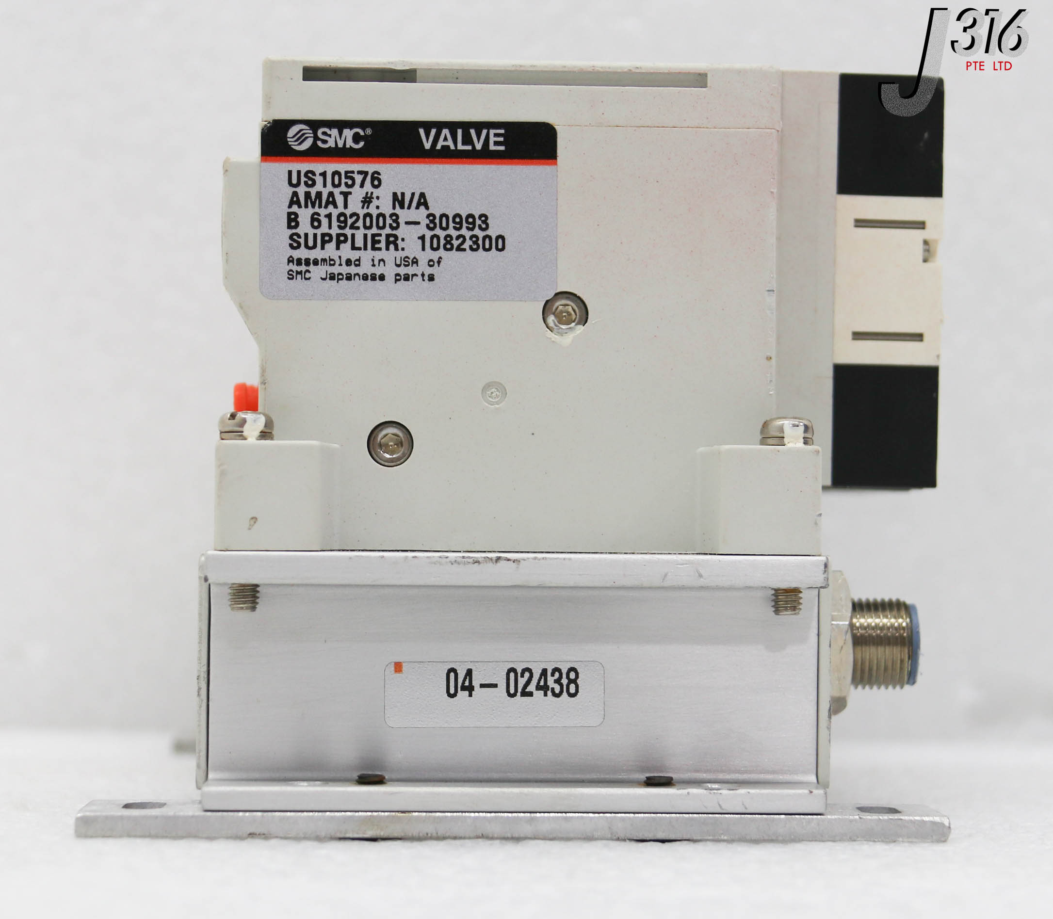 34150 SMC 8-SLOT PNEUMATIC MANIFOLD W/ DEVICENET INTERLOCKS EX160